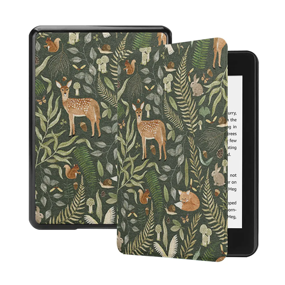 kindle case animal world pattern 2014voyage silicone soft shell 2022 11th 10th 9th generation Oasis 2 3 funda 2021