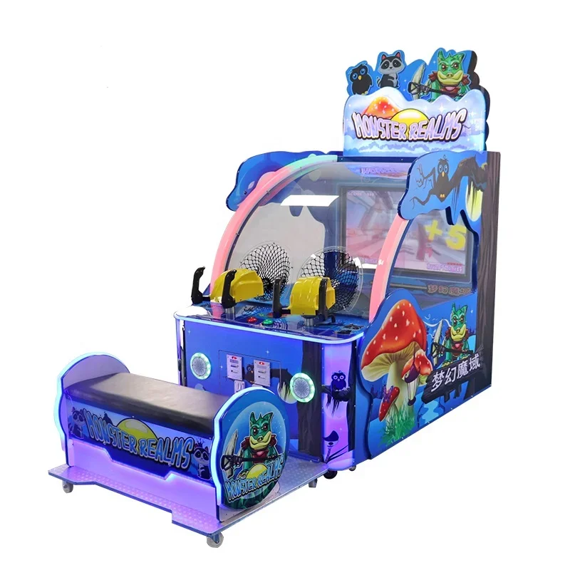 Monster Realms Shooting Ball Redemption Arcade Machines For Amusement Park 3d Vision Consoles