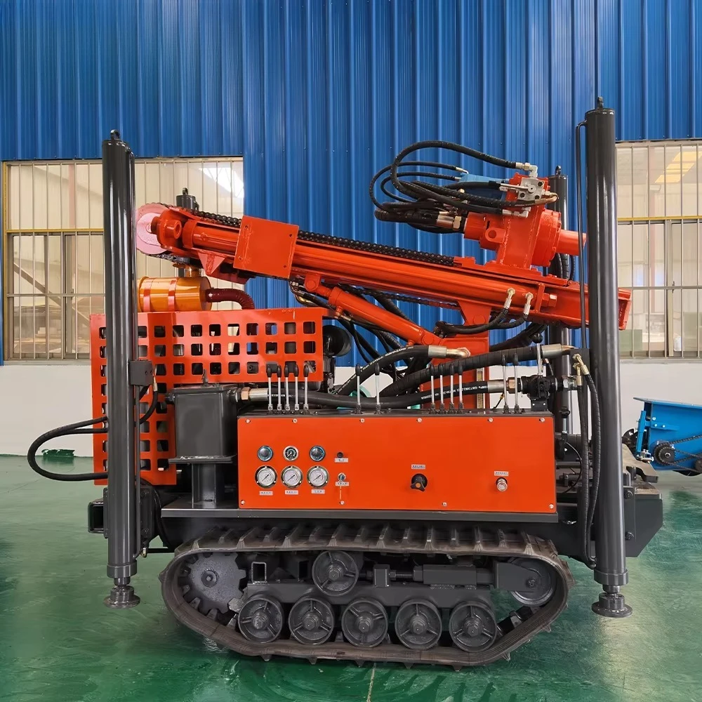 Hydraulic Rotary Borehole Drill Crawler Water Well Equipment for Agricultural Wells Groundwater and Supply