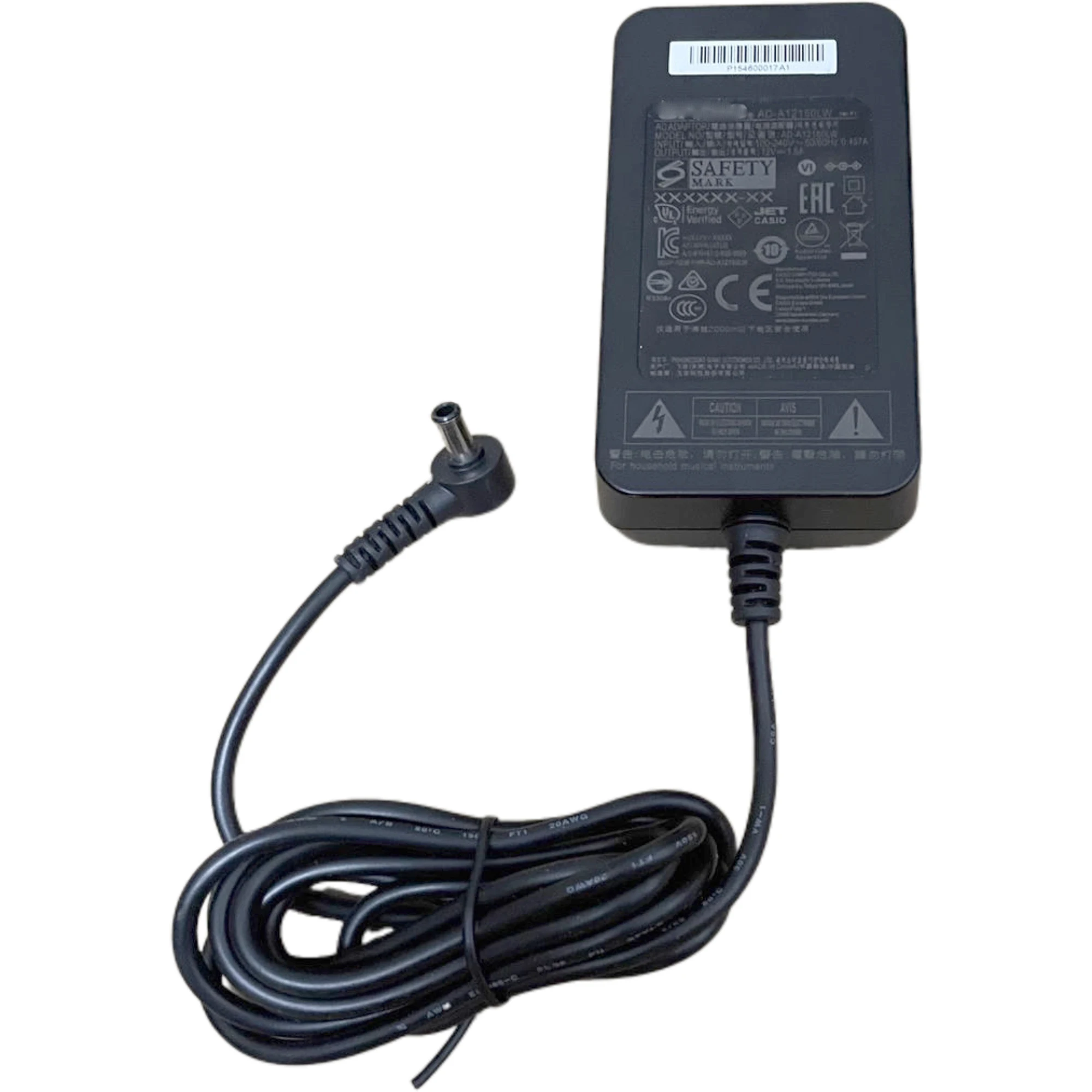 Adaptador de Corriente CA AD-A12150LW 12V 1.5A 18W para Teclado Casio, Piano Digital, Órgano, Fuente de Alimentación Original