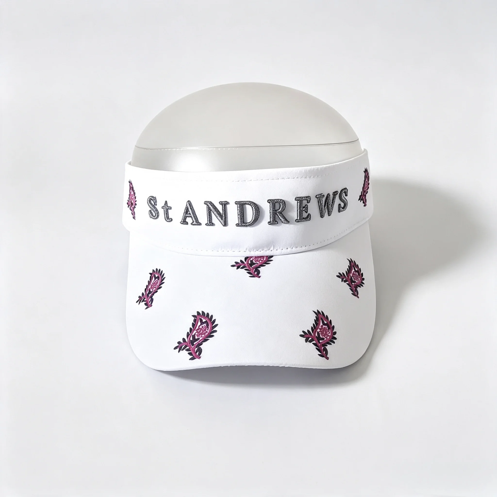 ST ANDREWS white baseball cap unisex outdoor sun protection visor cap minimalist trendy sun hat