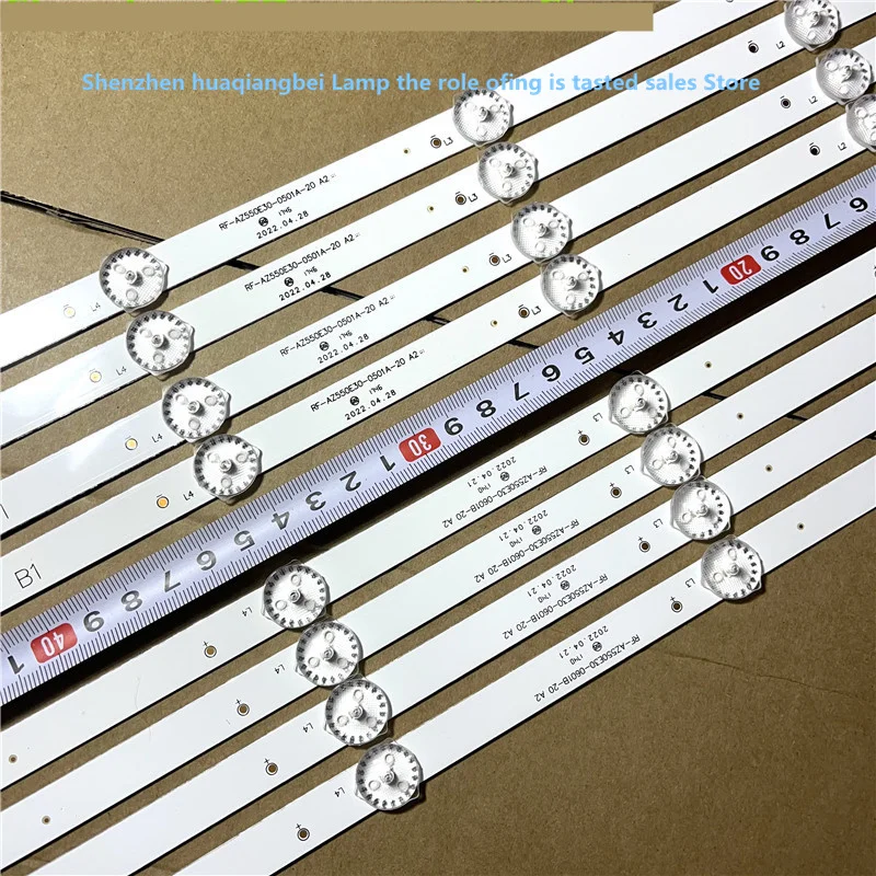 

FOR RF-AZ550E30-0501A-20 A2 B1 RF-AZ550E30-0601B-20 A2 B2 55UJ6200 55UJ620 3V 2W 5+6LED 570MM +465MM 3V