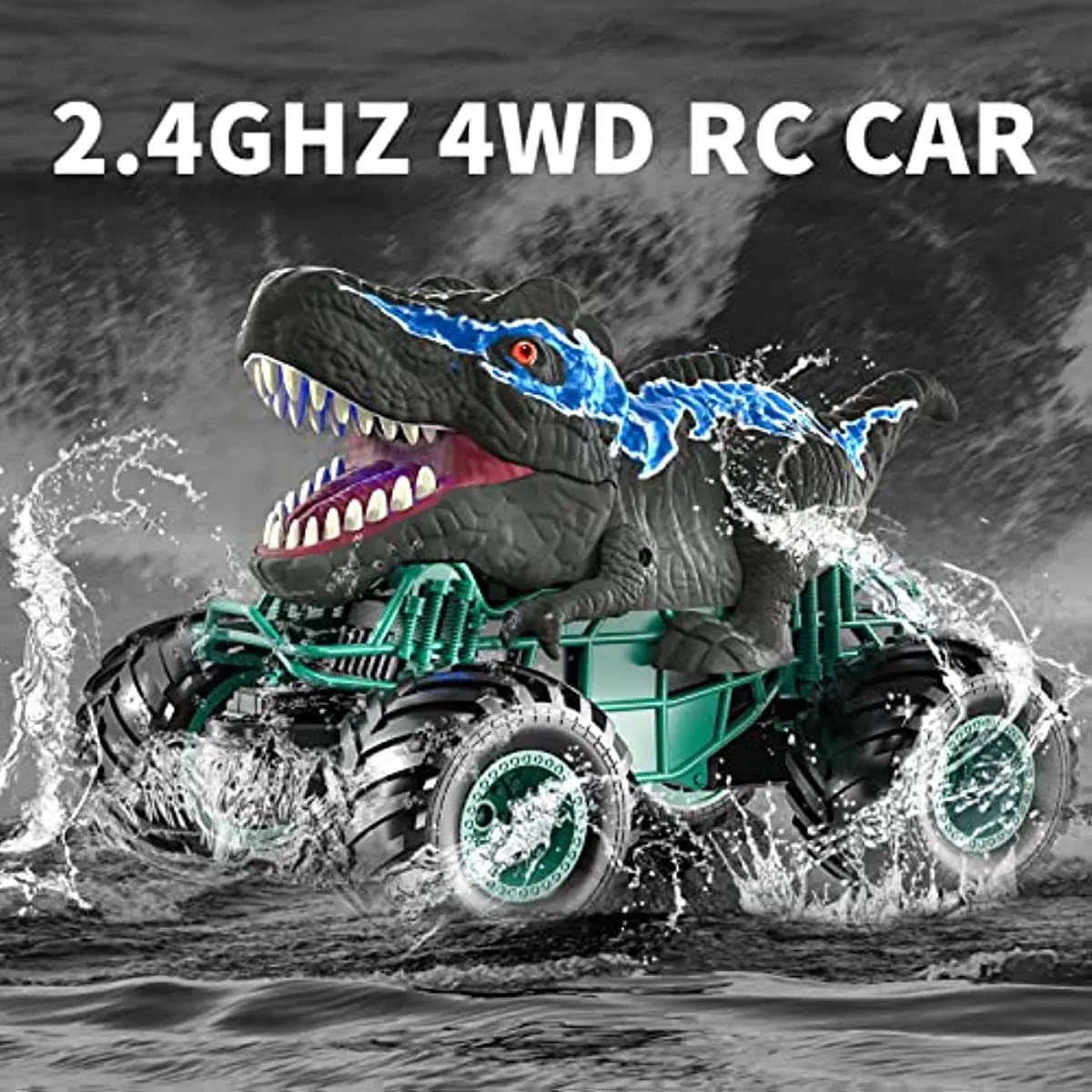 Remote Control Dinosaur Car RC Toys Spray Off-Road Climbing Vehicle Tyrannosaurus Rex Triceratops Animal Kids Children Gift