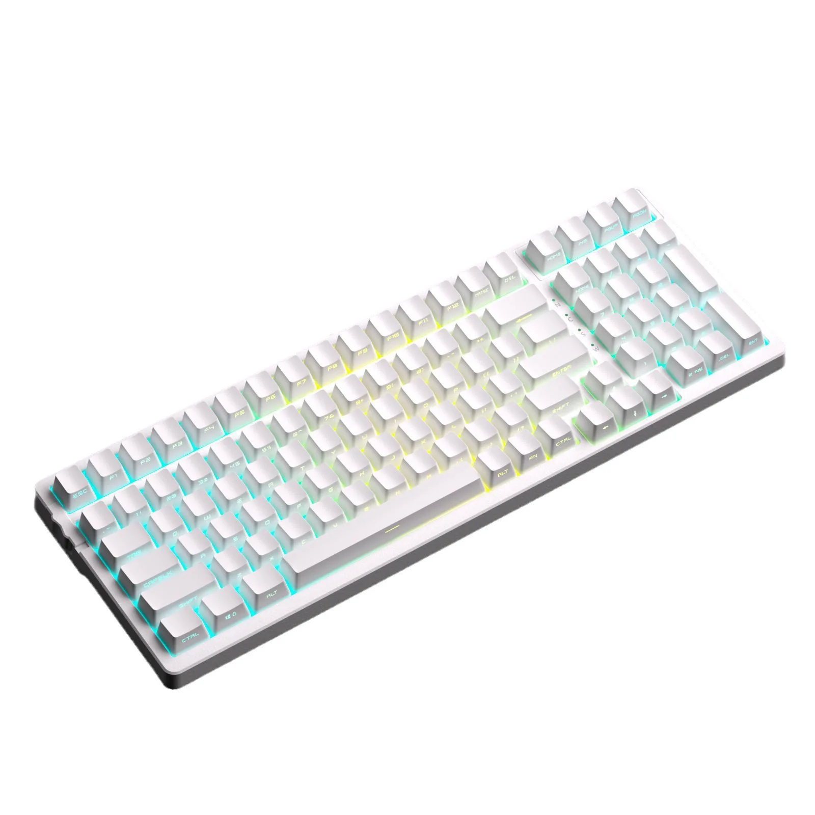

130 Keys OEM Keycaps PBT Double Shot Keycap Side-engraved RGB Light Key Caps For Gaming Mechanical Keyboard Custom DIY Pure Set