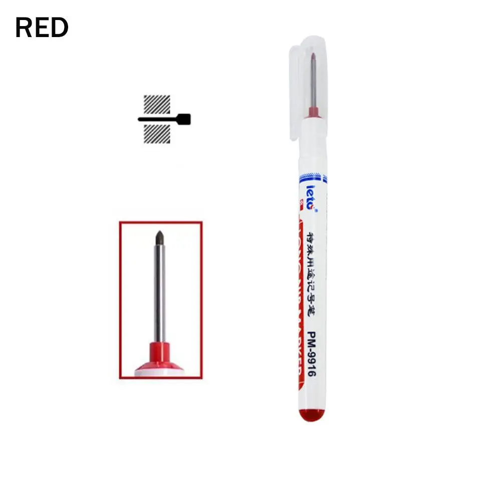 Glass Bathroom Multifunction Woodworking Decoration Depth Long Head Markers Hareware Processing Deep Hole Marker Marker Pen