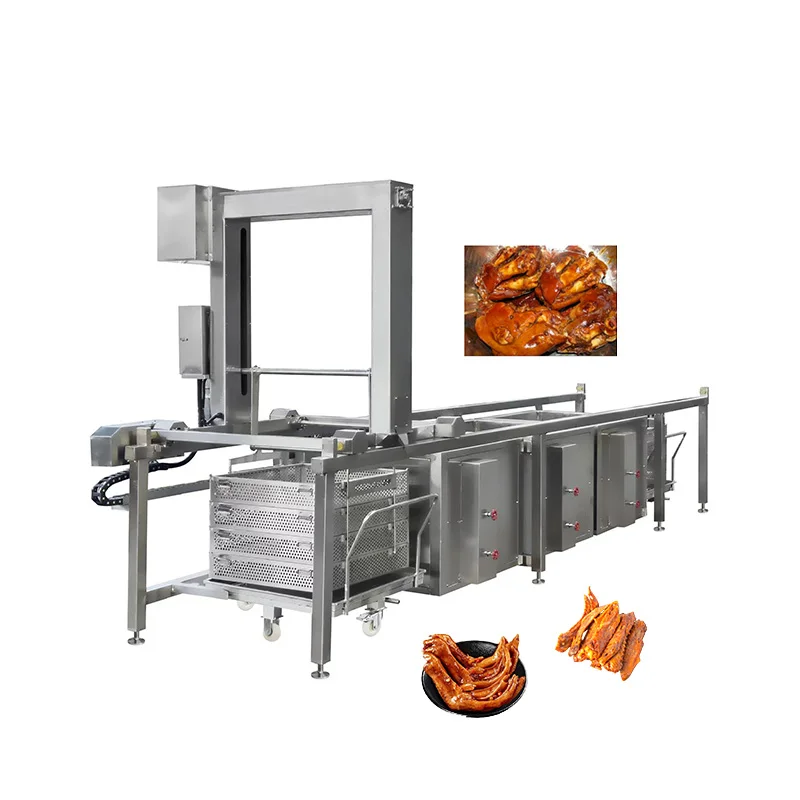 Sistema Automático de Vaporización Continua para Pollo a la Salsa de Soja, Pato Estofado y Pescado, Uso Comercial en Fábricas, Personalizable