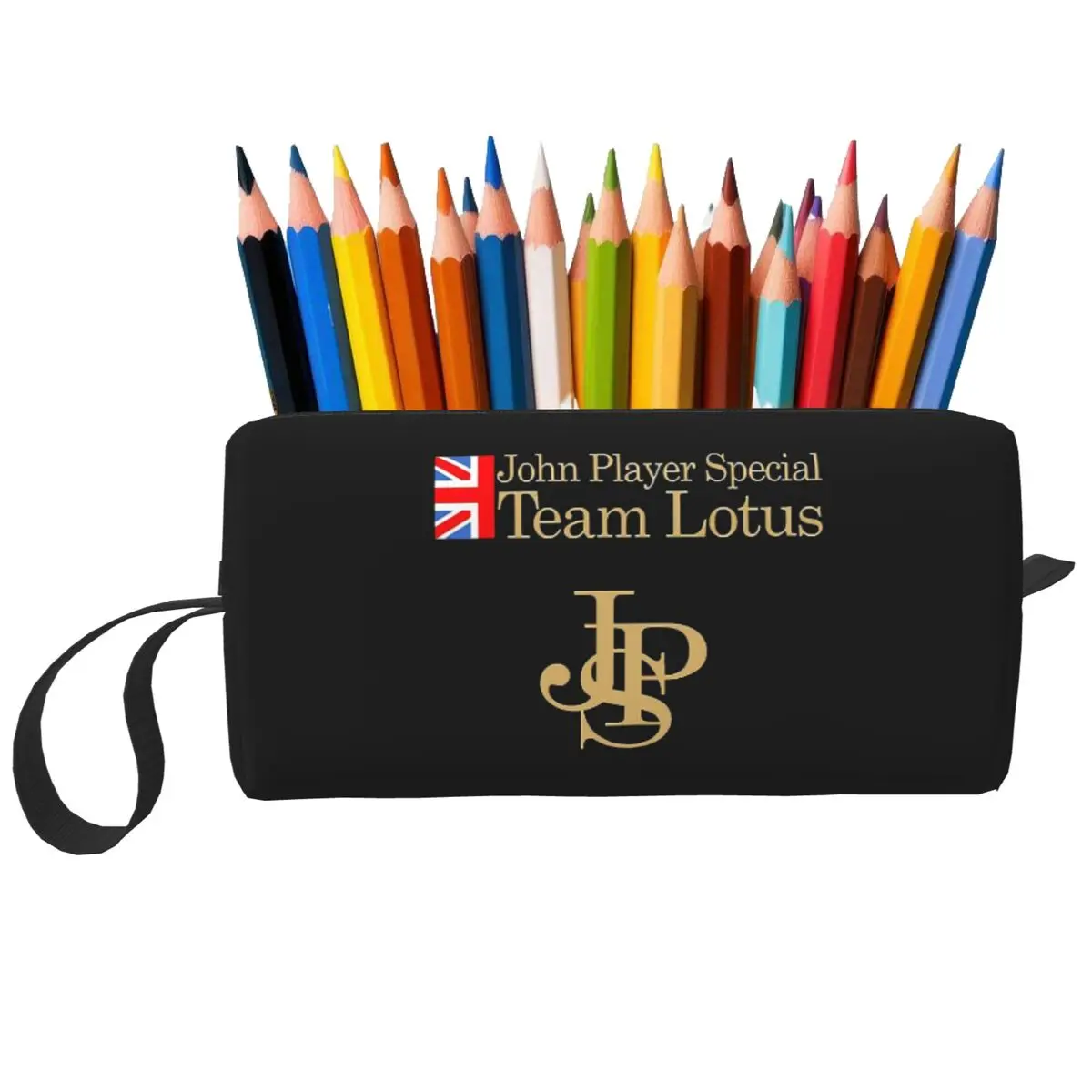 JPS John Player Special Pencil Case for Boys Girls Pen Box Pencil Bag Stationery Supplies Women Organizer Pouch