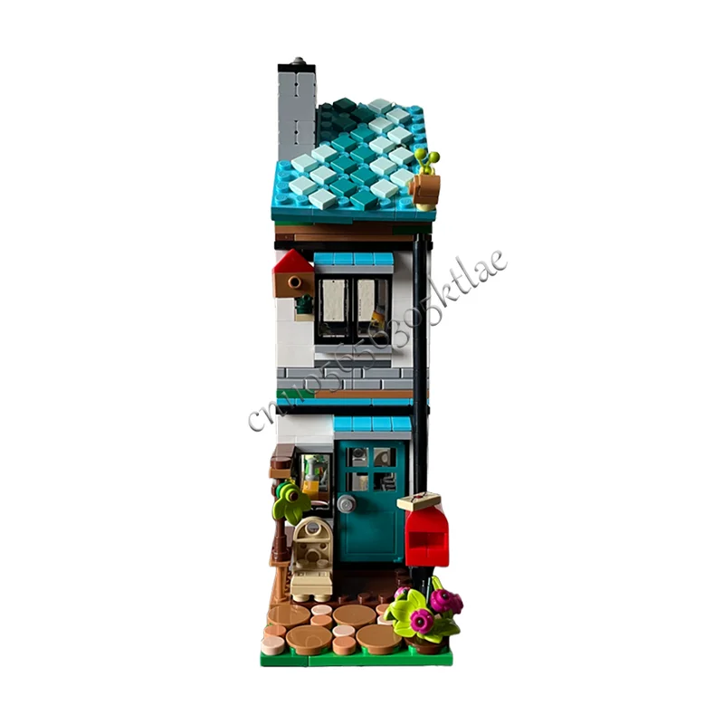 Hot 619PCS MOC Medievale di Lusso Accogliente Casa Costruire Modello Modulare Architettura Building Block Fai Da Te Educazione Assemblaggio Giocattoli Per Bambini Regali