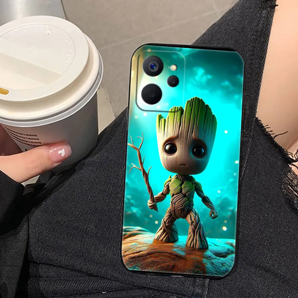 Marvel Cute Iam Groot Cover Phone Case For OPPO Realme 13 12 11 10 9 9i 8 8i 7 7i 6 5 5i 3 Pro Plus TPU Case Funda Capa Coque