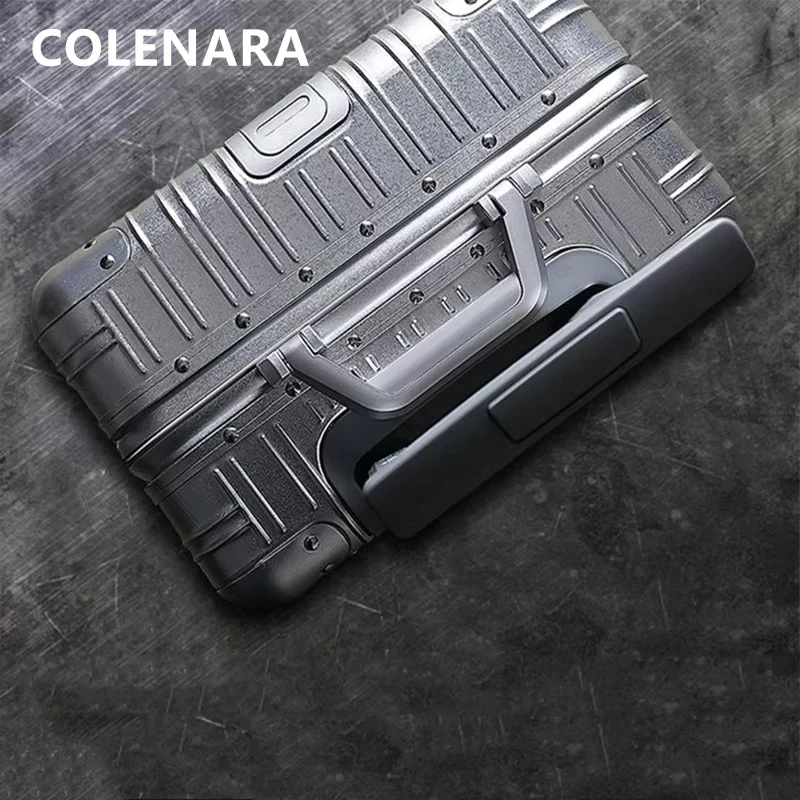 COLENARA Luggage 20 Inches All Aluminum Magnesium Alloy Boarding Box 24