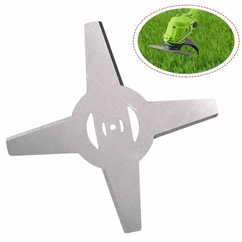 Universal 150mm Metal Grass String Trimmer Brushcutter Head Blades 3/4T For Electric Lawn Mower Lawnmower Parts Tool Accessories