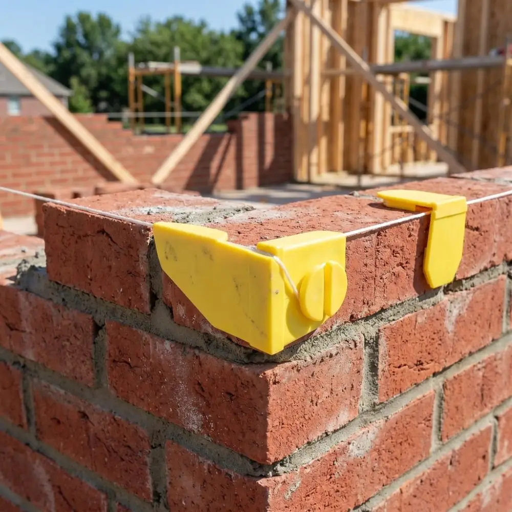 Anchor Yellow Brick Line Anchor Sturdy Easy To Use Corner Bracket Reusable Corner Line Holding Masonry Tool Block Laying