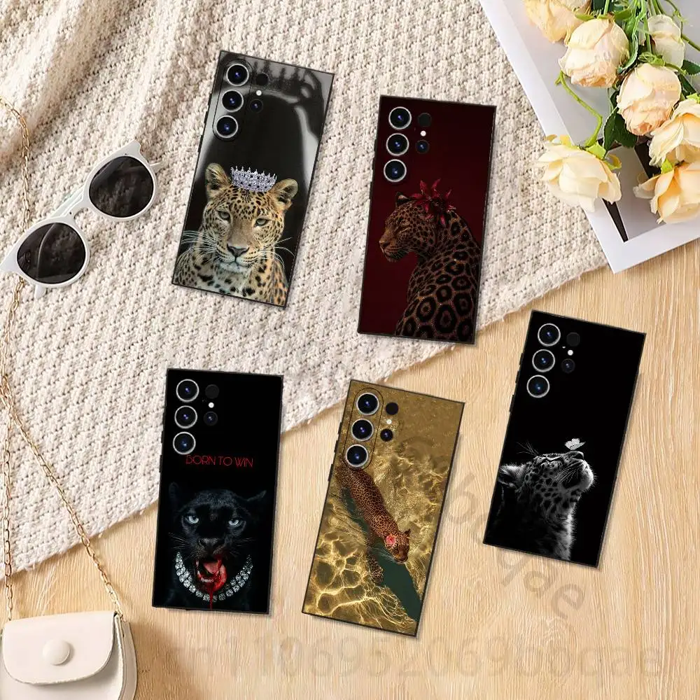

Flow Leopard Phone Case For Samsung Galaxy S26,25,24,23,22,21,20Plus Ultra
