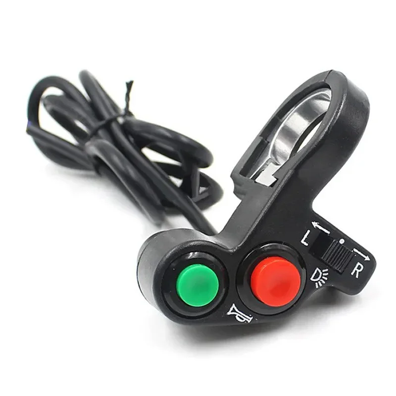 دراجة نارية تشغيل/إيقاف زر سكوتر 22 مللي متر المقود القرن بدوره إشارات أضواء تحكم التبديل ل KTM هوندا كاواساكي ياماها ATV