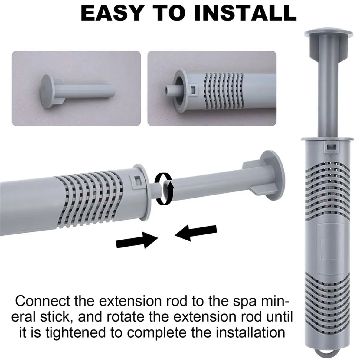 Fits for Spa Silver Ion Cartridges for Mineral Ion Stick - Keeps Water , Lasts 4 Months for Spa