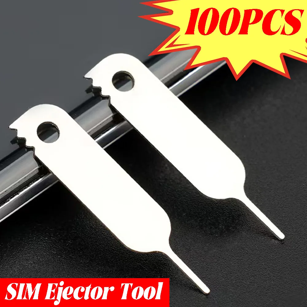 

Metal Eject Sim Card Tray Open Pin Multi-Tool Needle Key Tools for Express Delivery for IPhone17 /Xiaomi/iPad/SamSung 10-100PCS