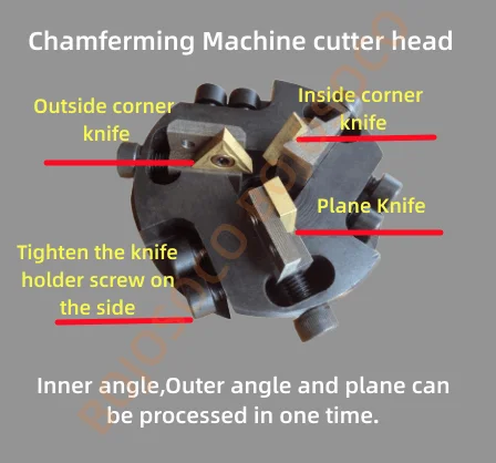 BOJOSOCO 80AC Single-Head Automatic bar Chamfering Machine Pneumatic Pipe Chamfering Machine