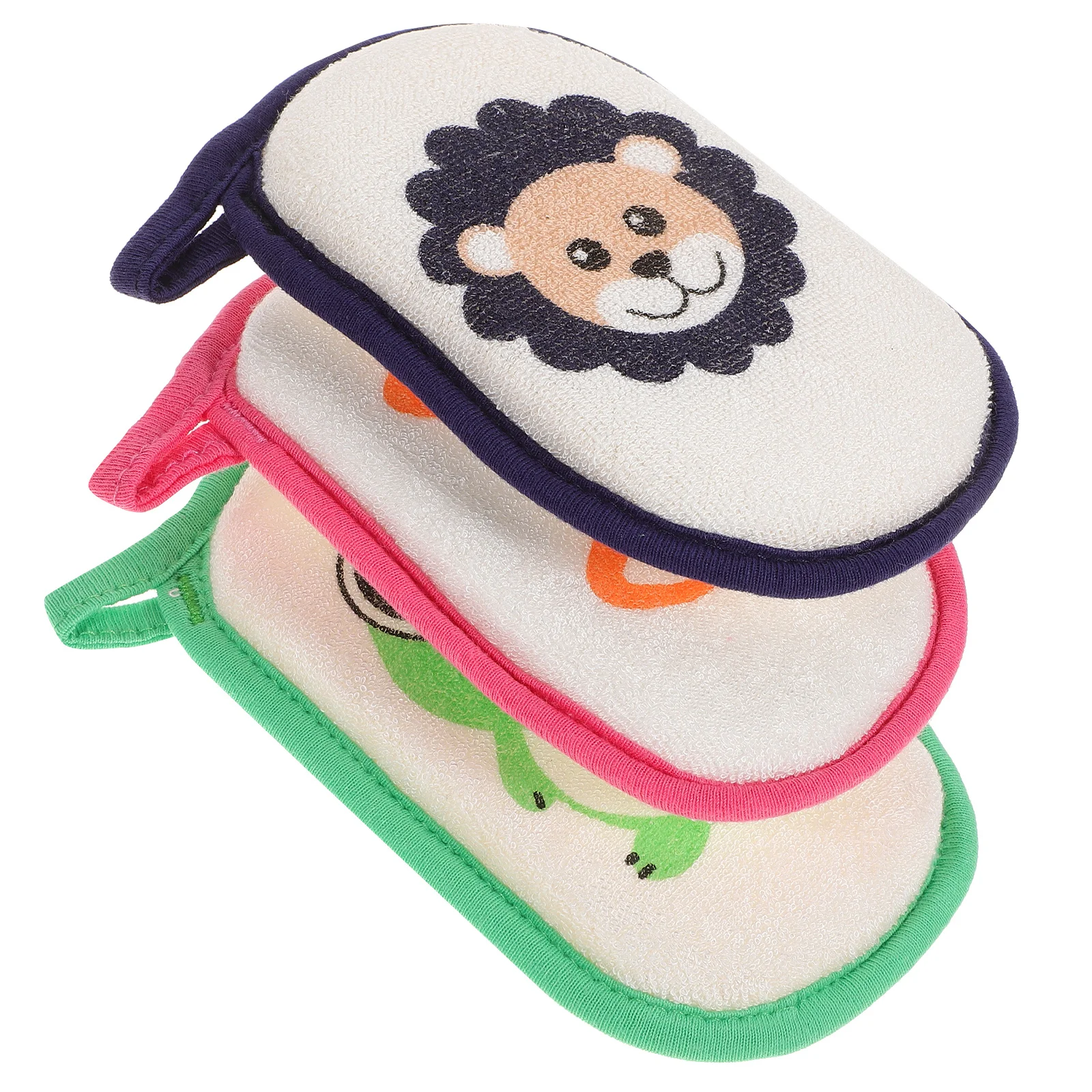 3 قطعة إسفنجة حمام الطفل الكرتون الحيوان تصميم الرضع حمام الغسيل الوليد دش الإسفنج لينة لطيف التنظيف للأطفال #6