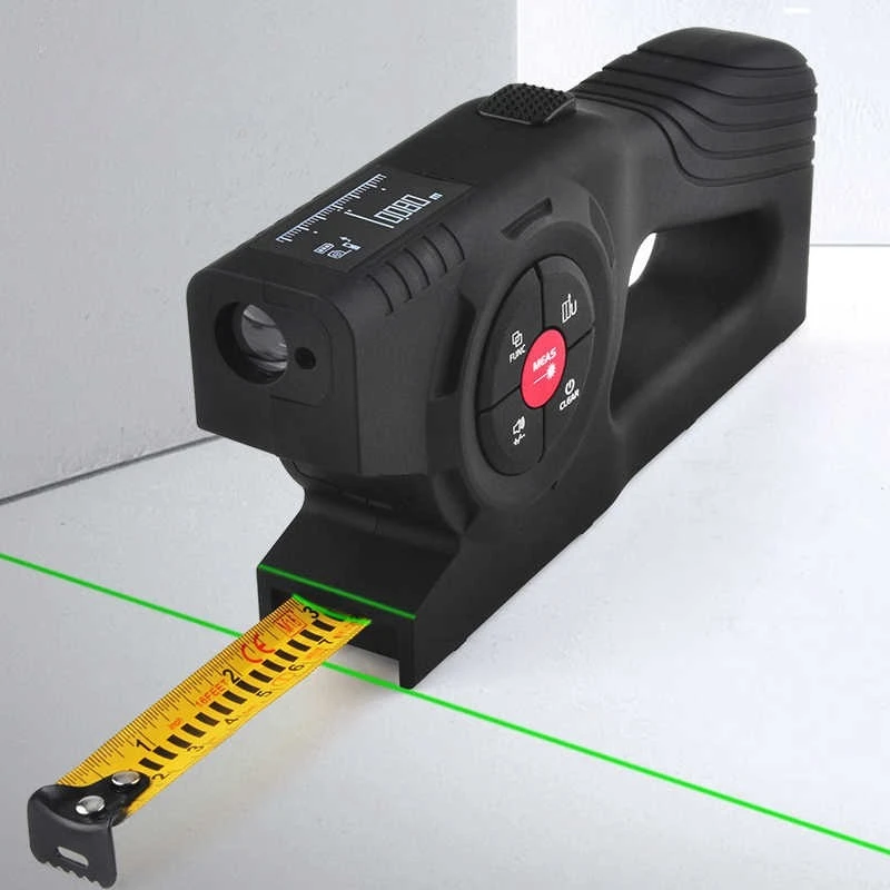 Digital Laser Rangefinder, Laser Tape Measure, Three In One Intelligent Electronic Measuring Ruler, Charging Multifunctional