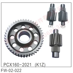 Scooter Pcx 160 Top Racing Secondary / Final Drive Gears 15T/14T For Honda Pcx160 2021 new