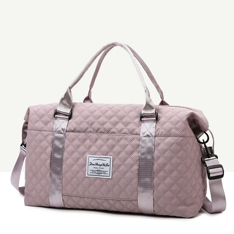 Short Trip Travel Bags Unisex Large Capacity Luggage Storage Bag Dry Wet Separation Sports Fitness Bag Solid Color Handbags image 5