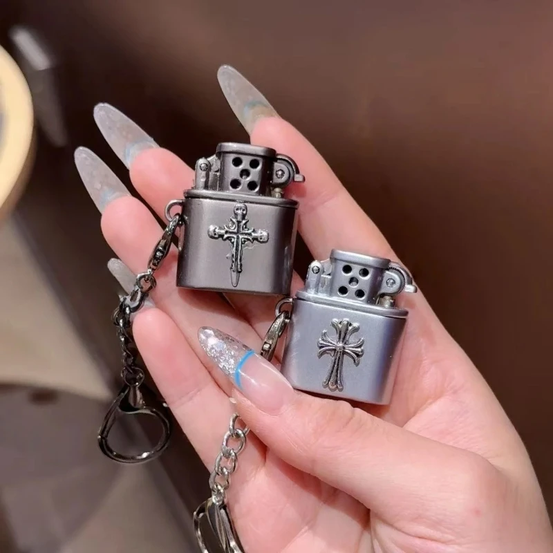 

Mini Pendant Grinder Lighter with Personalized Hanging Rope Portable and Compact Personalized Gift Cigarette Accessories