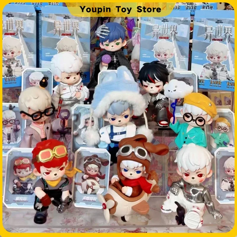 

Rayan Otherworld Series Blind Box Rayan Figure Mystery Box Trendy Collect Figurine Desk Decor Toy Cool Boy Doll Birthday Gift