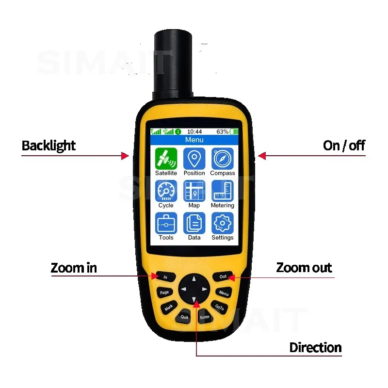 Economical RTK GNSS Base & Rover System w/ Tilt Survey, GPS/GLONASS/Galileo for Land Survey