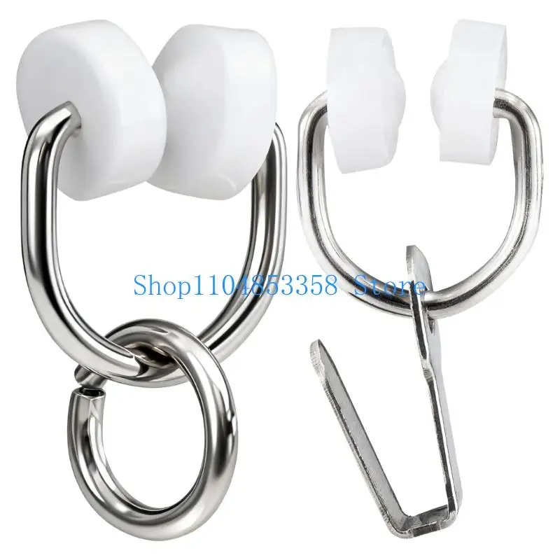 652F مزلق هادئ العدائين متنقل قوافل نافذة السنانير حل التثبيت السريع لاستبدال الستار خالية من المتاعب #3