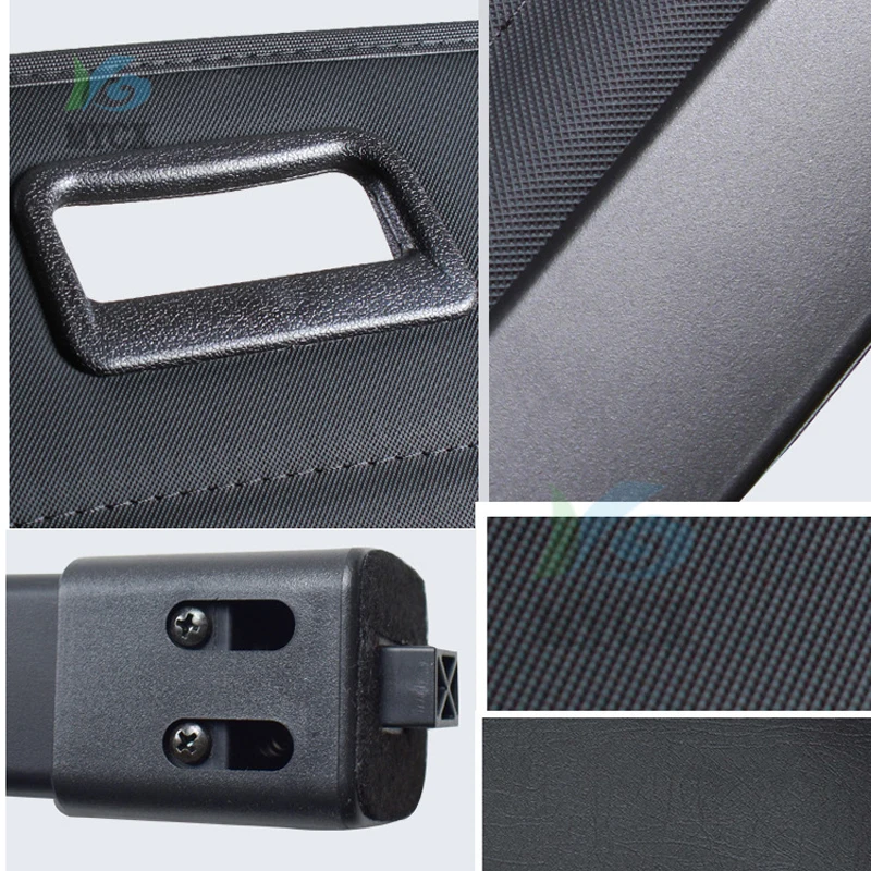 

Aluminium Alloy + Fabric Rear Trunk Security Shield Cargo Cover For Jeep Grand Cherokee 2011 - 2016 2017 2018 2019 2020 2021