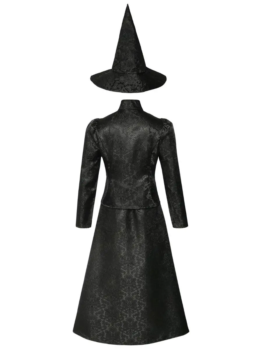 Magische Heksenkostuum Halloween Stage Performance Kleding Etnische Podiumoutfits Dames Cosplay Traditionele Chinese Kleding