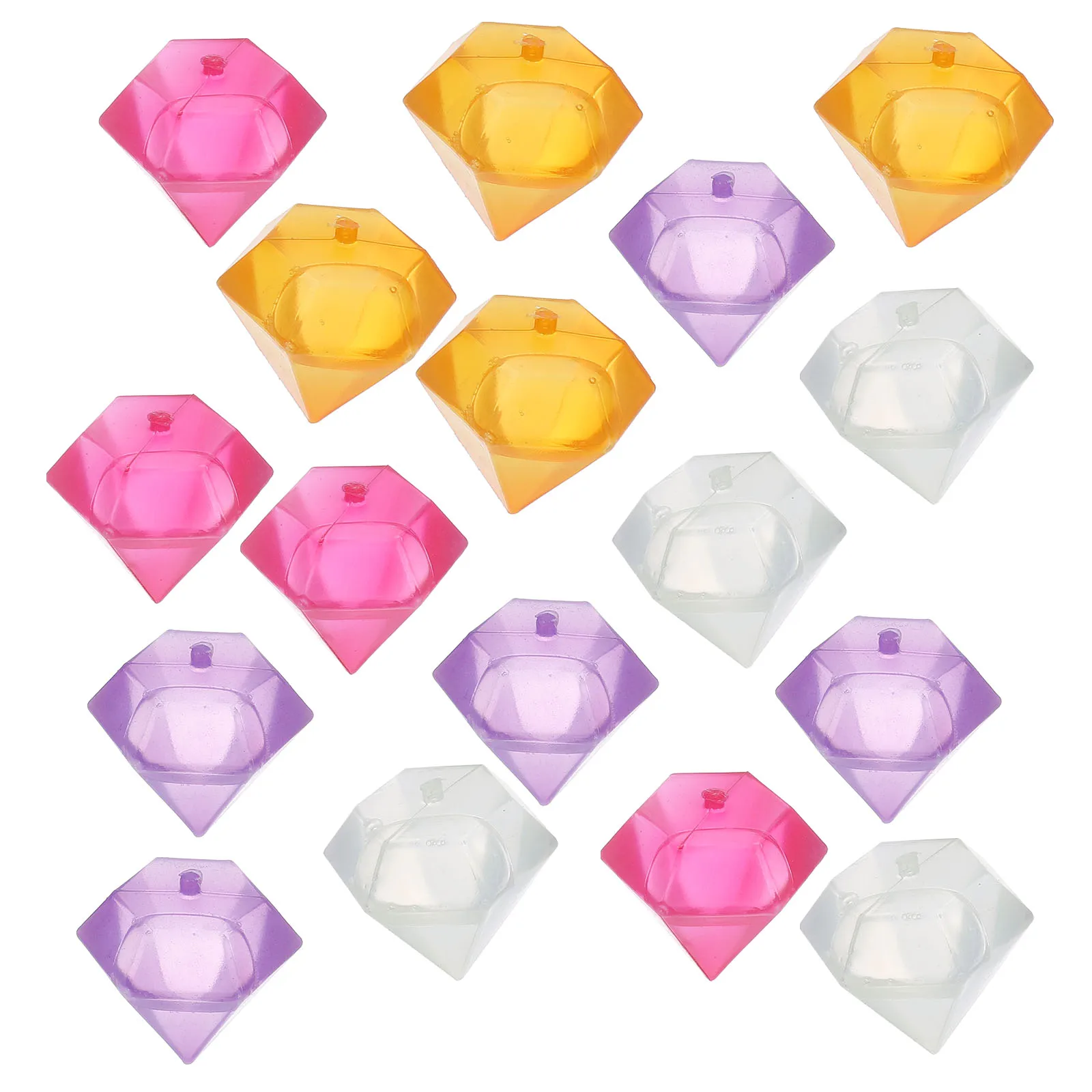 

24 Pcs Reusable Silicone Ice Cubes Clear Whiskey Beverage Cooling Rocks Wear Resistant Balls Cube Mold Kitchen Bar Tools
