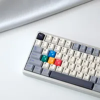 150 Keys Anime Retro Gamees Boy Grey Keycaps Cherry Profile PBT Keycap for MX Switch DIY ISO Layout GMK Mechanical Keyboard Caps