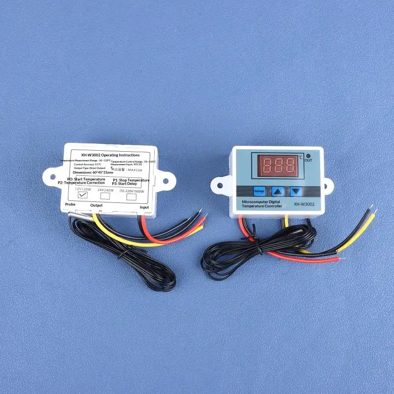 12V 24V 110V 220V Digital Temperature Controller Microcomputer Function for Egg Incubator Accurate Temperature Monitor
