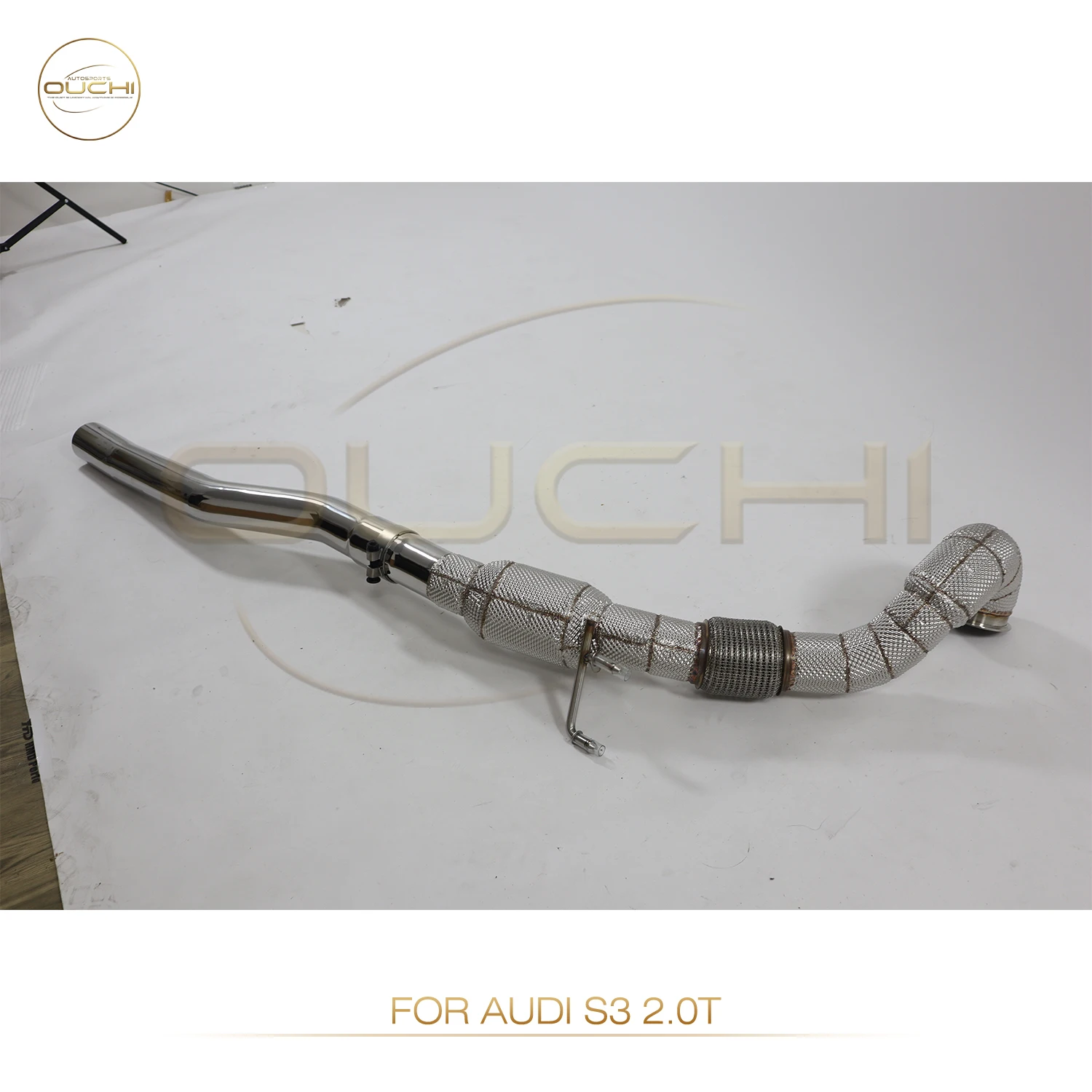 OUCHI Catless Exhaust Downpipe For Audi S3 8VS 2013-2020 2.0T Without Catalytic Auto Performance Parts Pipes