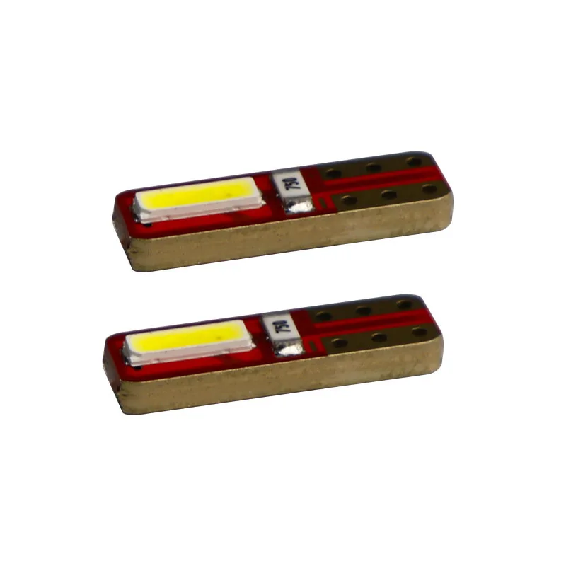 10 قطعة السوبر مشرق CSP 2SMD السيارات أداة مصباح W5 T5 LED لوحة القيادة الاحترار مؤشر للسيارة الداخلية حالة جديدة W3W W1.2W