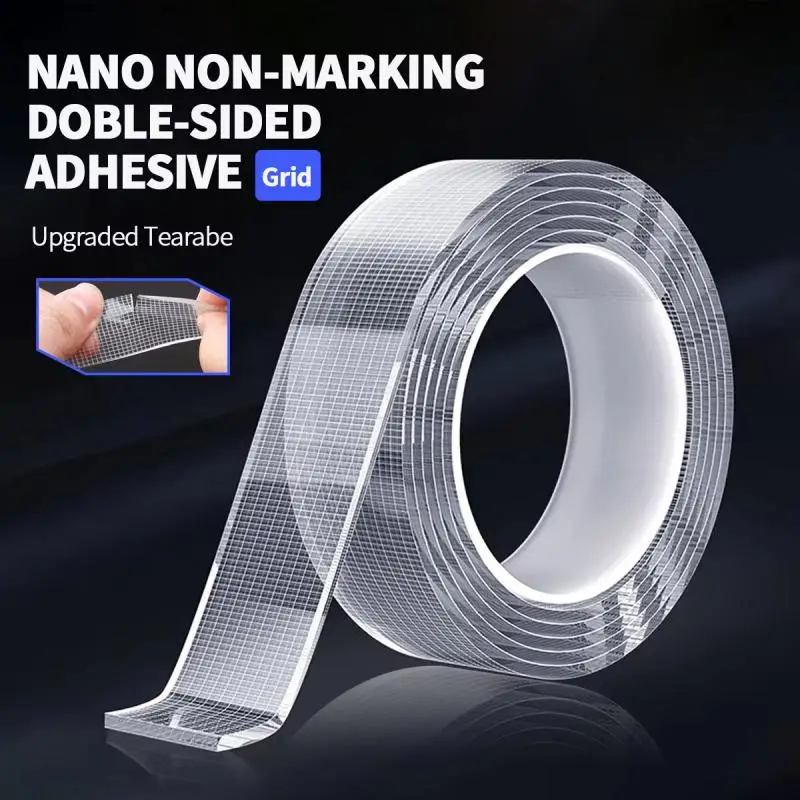 Super Strong Double Sided Adhesive Tape Heavy Duty For Kitchen Bathroom Waterproof Reusable Wall Sticker Nano Tapes Double Face