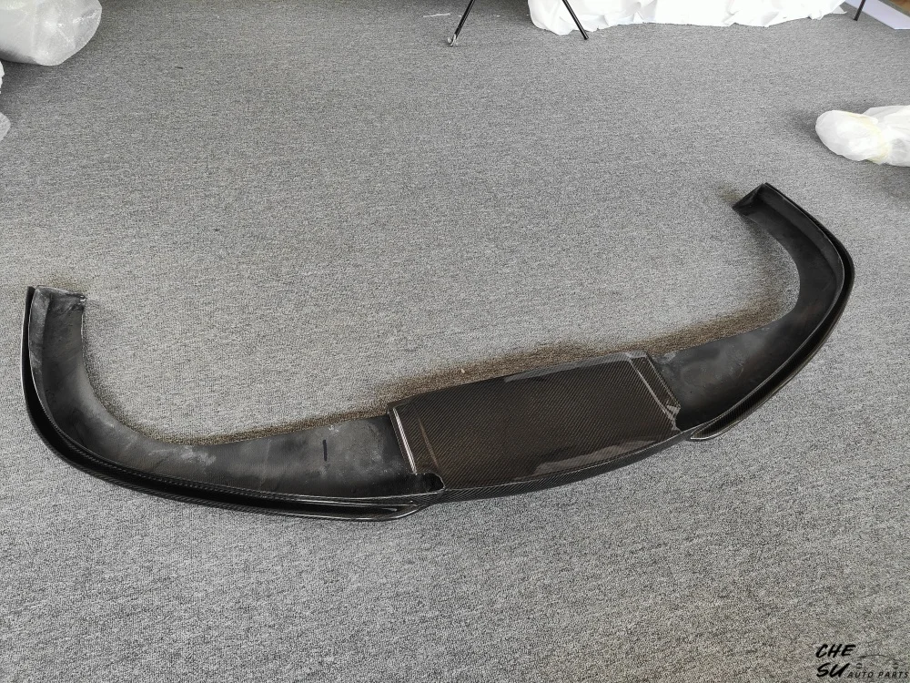 Carbon Fiber Front Bumper Lip Body Kit for Ferrari F430 Upgrade, Front Bumper Splitter Customized Car Kit Car Supplies Car Tools