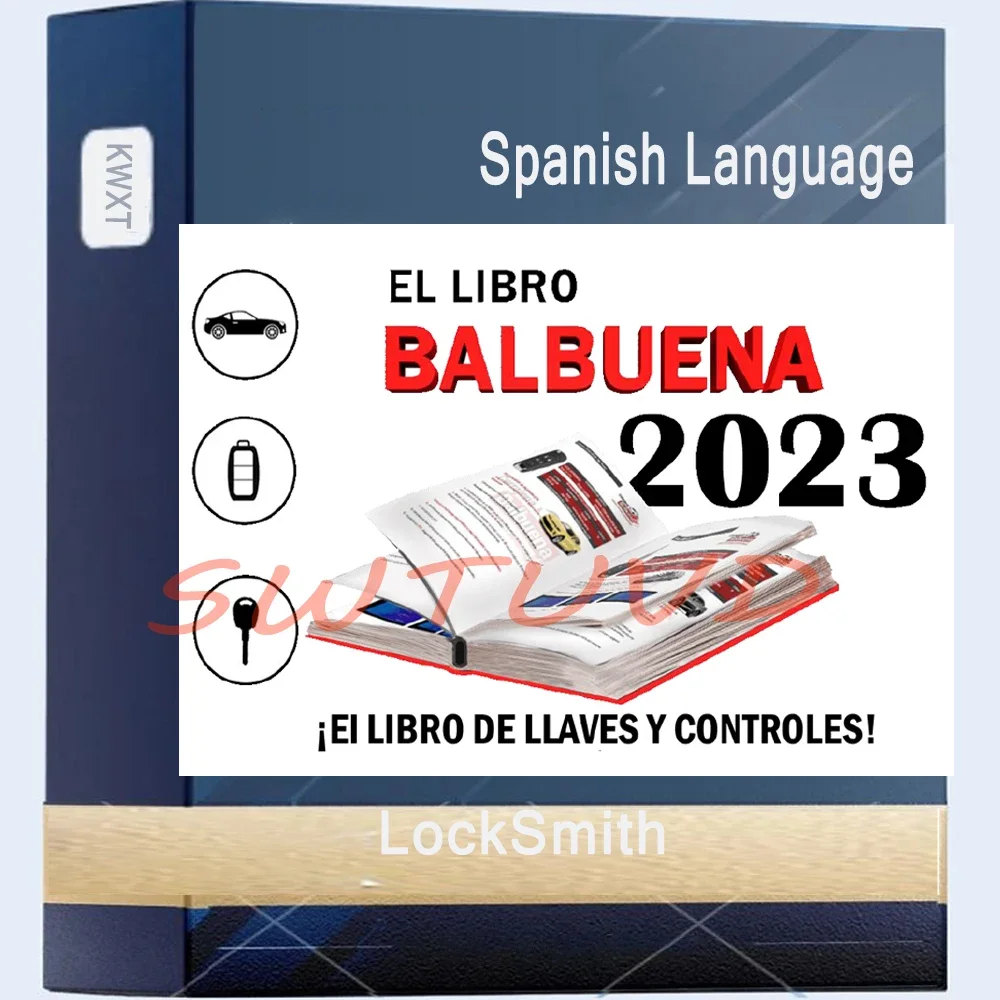 BALBUENA 2023 Full Page 864 Excellent Manual for Locksmiths THE BOOK OF KEYS AND CONTROL Spanish EI LIBRO DE LLAVES Y CONTROLES