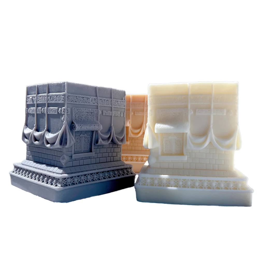 

Large-Size Architectural Silicone Molds for Handmade Big House Candles: Desktop Decor & Festival Gift Art Candles