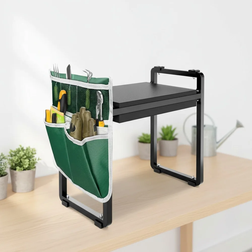 

10.2" Wide Garden Kneeler and Seat, Heavy Duty Thick Bench for Kneeling & Sitting - Seniors, Women, Grandparents