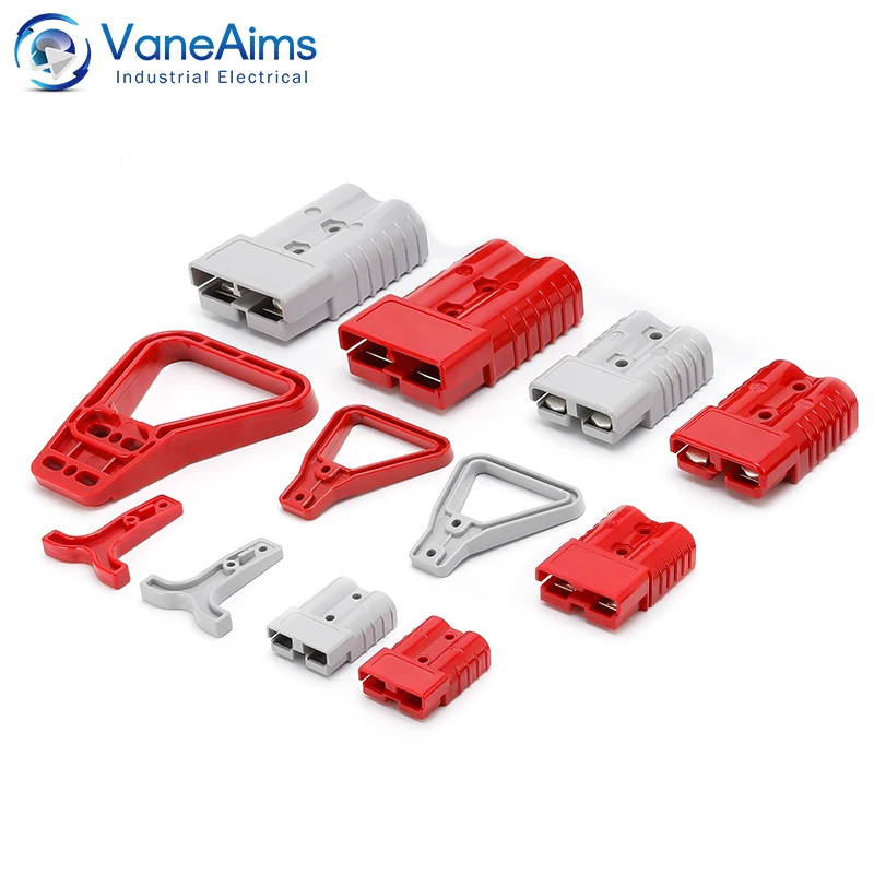 Image of 1/2/4 stücke 50A 120A 175A 350A Batterie Lade Stecker 600V Hohe Strom Elektrische Draht Anschlüsse auto Batterie Power Schnell Stecker