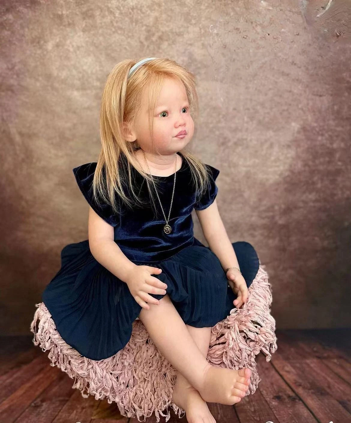 DLS Customized Limited Supply 77cm Reborn Baby Doll Leonie With