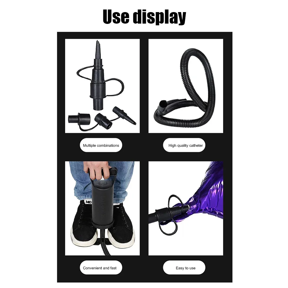 مضخة هواء يدوية لحمام السباحة ، دائرة سباحة في اتجاهين ، نافخة قابلة للنفخ لحمامات السباحة ، ملء الهواء السريع ، نفاخة ، 12" #4