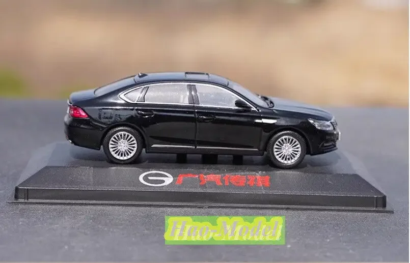 1:43 para GA8 Trumpchi aleación Diecast Metal modelo coche juguetes niños regalos de cumpleaños Hobby exhibición colección adornos negro