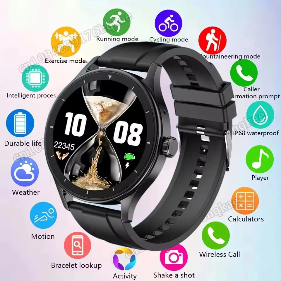

SmartWatch Men Women Bluetooth Call GPS Fitness Tracker Heart Rate Smart Watch Sport Waterproof for ios Android New 2025