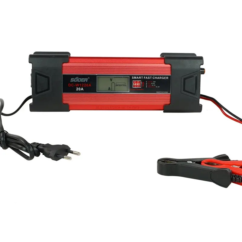 SUOER DC-W1220A 12-15.3 VOLT 20 AMP SMART BATTERY CHARGER