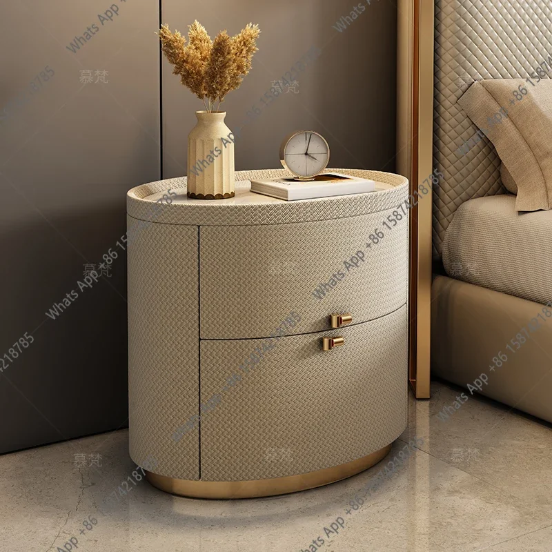 N64 KLuxury Storage Nightstand Minimalist Drawer Aesthetic Trendy Bedside Table Modern Nordic Comodini Camera Letto Bedroom Furn