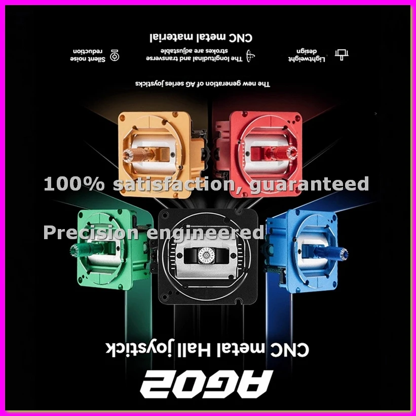 

2 шт. AG02 CNC Hall Gimbals, двухсторонние регулируемые металлические джойстики Hall для пультов управления TX16S MKII/TX15/BOXER, зеленые-BCBW