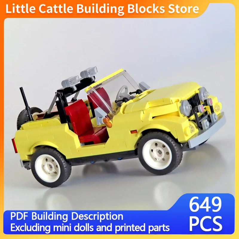 Speed Racing Car Model MOC Building Bricks Off-Road Vehicle Modular Technology Children Holiday Gifts Assemble Toys Suit